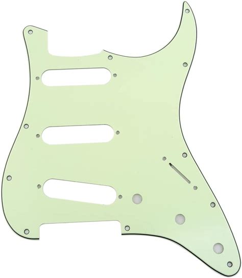 Musiclily 11 Agujeros SSS Strat Pickguard Golpeador Para Fender