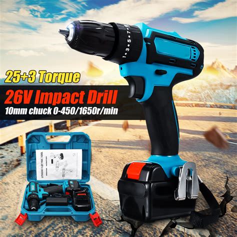 New V Impact Drill Cordless Electric Drill Stage Lithium Power