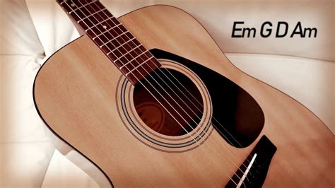 E Minor Sad Acoustic Guitar Backing Track Ballad Jam In Em Youtube