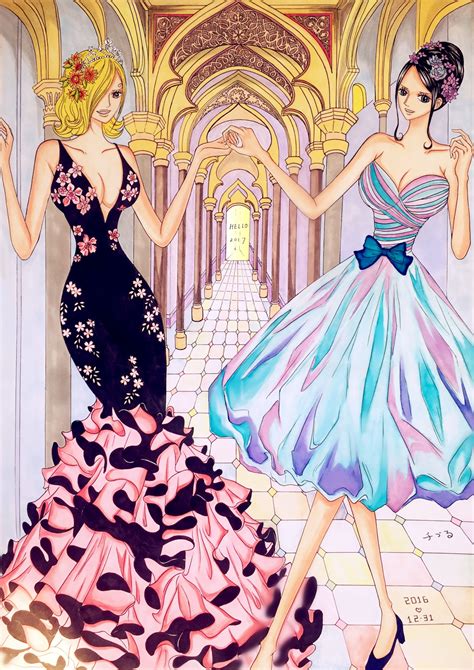 Reiju and Robin | One piece main characters, One piece world, Nico robin