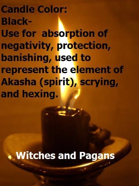 Black Wiccan Magick Witchcraft Candle Magic Candle Spells Candle