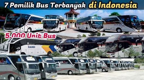 7 Perusahaan Bus Dengan Jumlah Armada Bus Terbanyak Di Indonesia YouTube