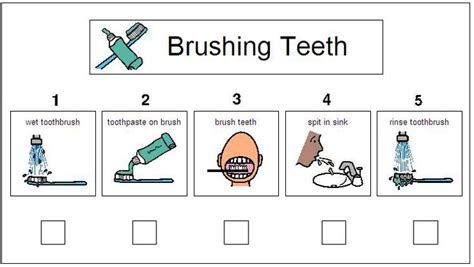 Brushing Teeth Sequencing Worksheets