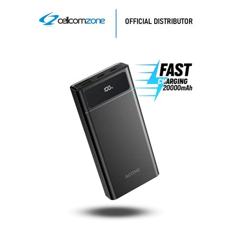 Acome Powerbank Mah Ap Fast Charging Led Display Dual Input