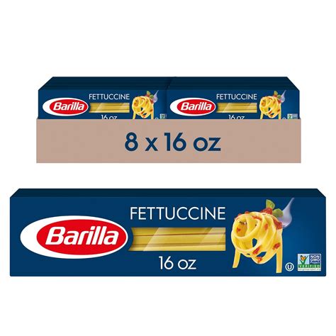 Amazon Barilla Fettuccine Pasta 16 Oz Box Pack Of 8 Non GMO