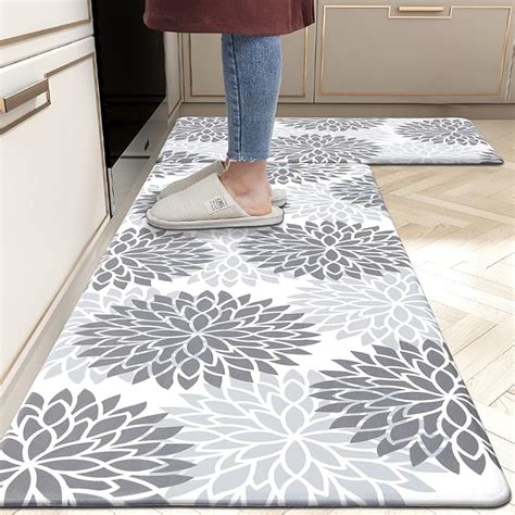 Hebe Anti Fatigue Kitchen Rug Sets Piece Non Skid Kitchen Floor Mats