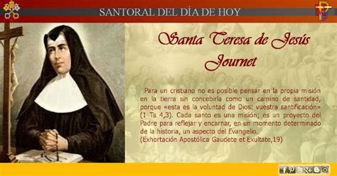 Misioneros De La Palabra Divina Santoral Santa Teresa De Jes S