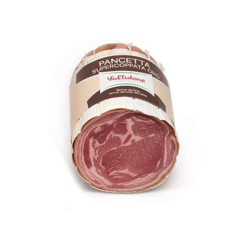 Pancetta Supercoppata Oro Dimezzata Valtidone Salumi