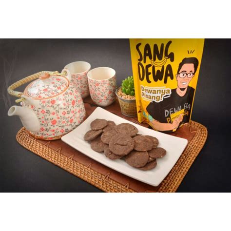 Jual Keripik Pisang Sang Dewa Snack Rasa Coklat Susu Green Tea Dan