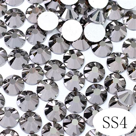 Labrador SS4 Cristal Nail Art Non Hotfix Strass Rodada Natator Para