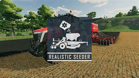 Realistic Seeder V1 0 FS22 Mod Farming Simulator 22 Mod