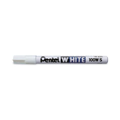 White Permanent Marker Fine Bullet Tip White Intivity