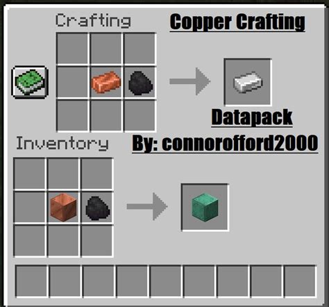 Copper Crafting Minecraft Data Pack