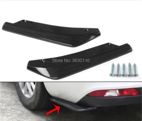 St Cke Universal Auto Hinten Bumper Spoiler Canards Anti Crash