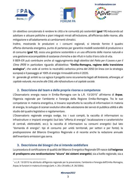 Premio Pa Sostenibile E Resiliente Osservatoro Energia Word Pdf