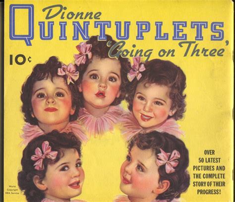 Dionne Quintuplets Going On Three 1936 Dell Pix And Info Elusive Pub Vg 1936 Magazine