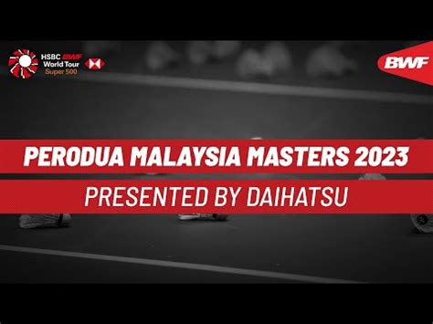 Perodua Malaysia Masters Pusarla V Sindhu Ind Vs