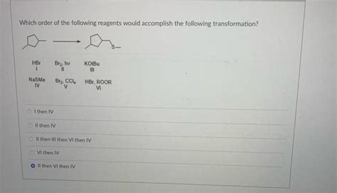 Solved Using Retrosynthetic Analysis Determine Which Chegg