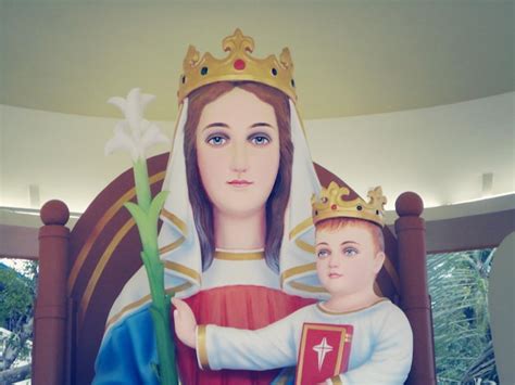 Premium Photo | Virgin mary statue in church