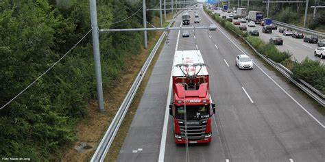 Im Oberleitungs Lkw über A1 Erstaunlich unspektakulär electrive net