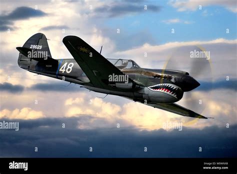 Curtiss P E Warhawk Flying Tigers Stock Photo Alamy