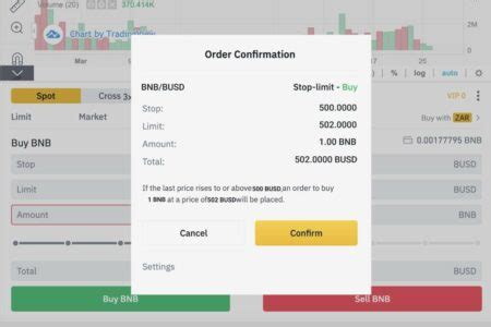 Orden Stop Limit Binance Compra Y Venta Qu Es C Mo Activar C Mo