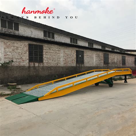 Factory Manufacture Ton V Yard Ramps Forklift Hydraulic Mobile