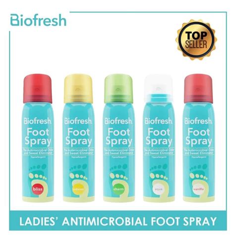 Biofresh Ladies Antimicrobial Foot Spray 100 Ml Shopee Philippines