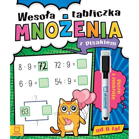 Weso A Tabliczka Mno Enia Z Pisakiem Pisz I Zmazuj Od Lat