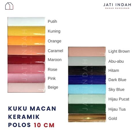 Jual Kuku Macan Cm Polos Bon Bon Lis Pinggiran Keramik Shopee