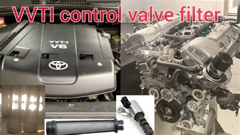 1GR FE V6 4 0L Engine VVT Variable Valve Timing Oil Filter Location And