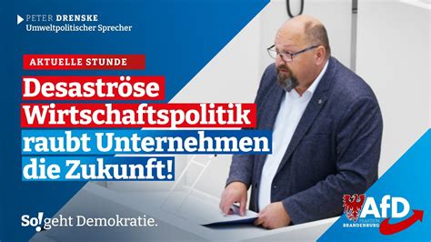 Brandenburg Braucht Eine Zukunftsf Hige Wirtschaftspolitik Youtube