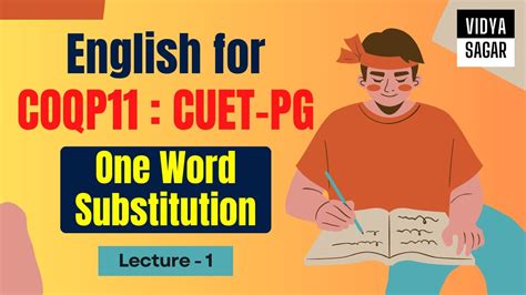 English For Coqp Cuet Pg One Word Substitution Du Llb