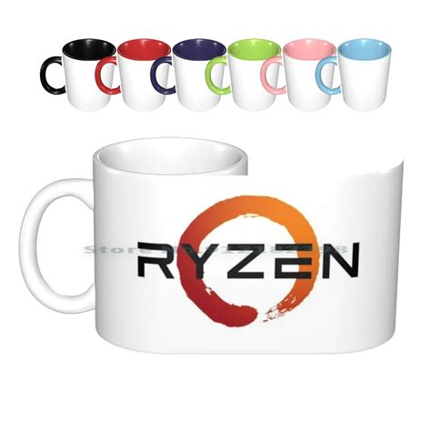 Ryzen 3 Logo In Black Ceramic Mugs Coffee Cups Milk Tea Mug Ryzen Ryzen