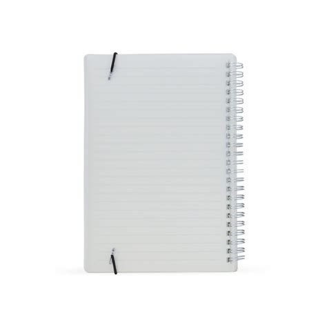 Caderno A5 Plástico Personalizado Brindara Brindes