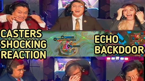 Casters Shocking Reaction To Echo Backdoor Win Mpl Ph S Youtube