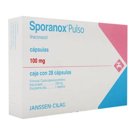 Sporanox Pulso 100 mg 28 cápsulas Walmart