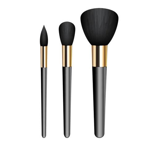 Makeup Brush Set Imágenes De Stock De Arte Vectorial Depositphotos