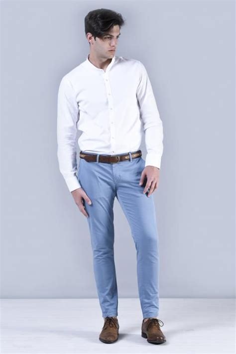 Combinar Pantalon Azul Claro Hombre Atelier Yuwa Ciao Jp