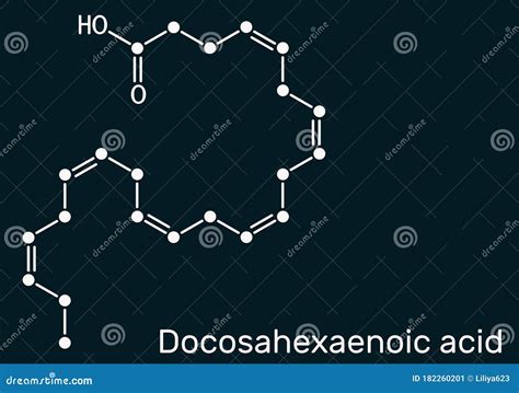 Docosahexaenoic Acid DHA Doconexent Cervonic Acid Molecule It Is