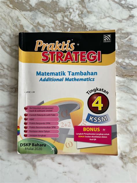 Praktis Strategi Matematik Tambahan Additional Mathematics Tingkatan