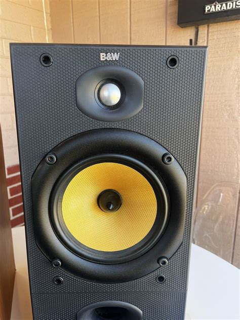 B W Bowers Wilkins Dm S Bookshelf Speakers Wood Ebay