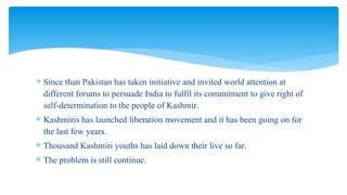 Kashmir Issue Ppt