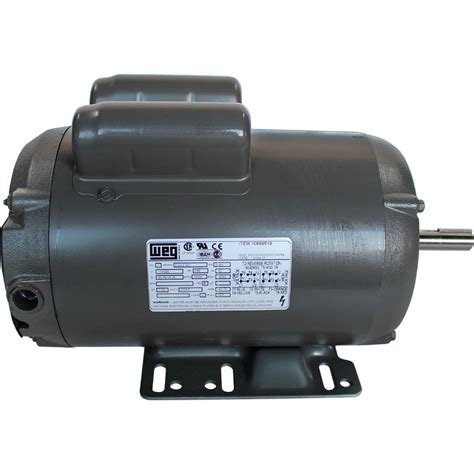 Motor Monofásico WEG 3 HP 3500 RPM IP21 110 220V Fabriles