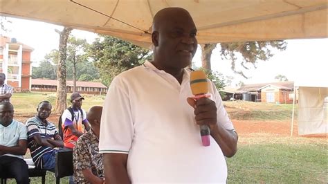 Mr Isabirye Mathias Head Teacher Jinja College During Sports Day