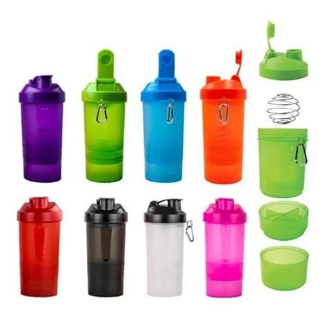 40 Vaso Cilindro Mezclador Botella Shaker Proteina Gym Meses Sin