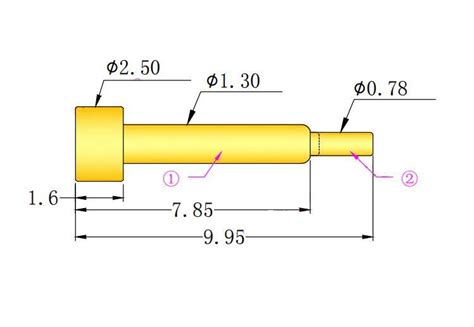 Sfeng Gold Plated Pogo Pin Connector For Pcb Board China Pogo Pin