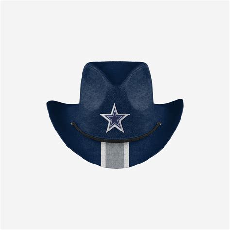 Dallas Cowboys Team Stripe Cowboy Hat FOCO