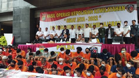 Operasi Sikat Jaya Polda Metro Jaya Tangkap Orang