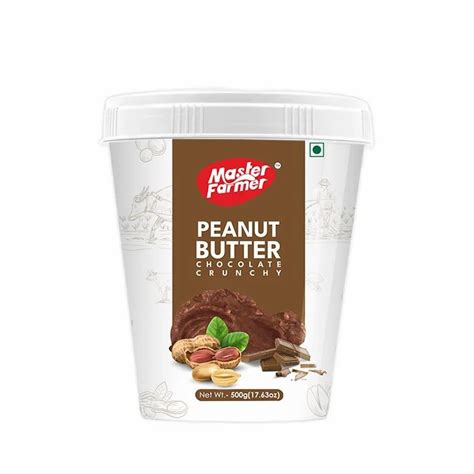 Master Farmer Classic Chocolate Crunchy Peanut Butter Gm Packaging